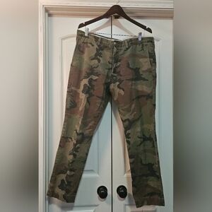 Ralph Lauren Green Camouflage Khakis